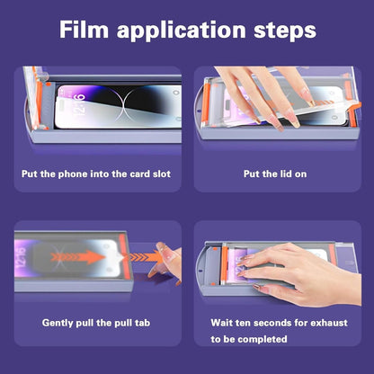 Suitable for iPhone series with Roller Dust-Free Warehouse,Invisible Artifact Film Screen Protector Dust Free Without Bubbles
