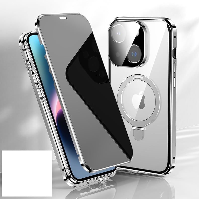 Double-sided Magnetic Suction Bracket Mobile Phone Case For iPhone 13/14 Full Series