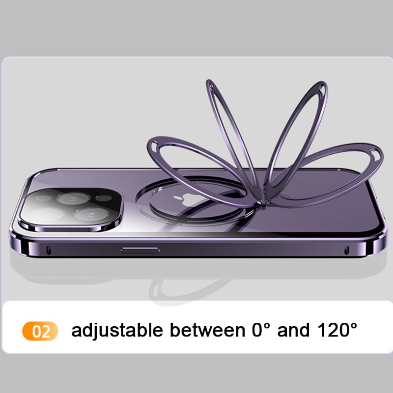 Double-sided Magnetic Suction Bracket Mobile Phone Case For iPhone 13/14 Full Series