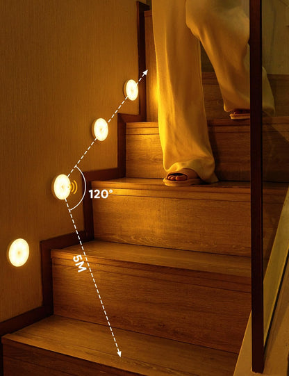 2/3/5 Pack 8LEDs Rechargeable Motion Sensor Night Lights