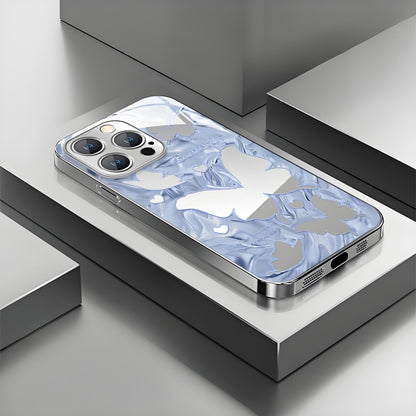 🔥Last Day 49% OFF-2025 Electroplating Anti-Drop Mirror Butterfly Apple Phone Case