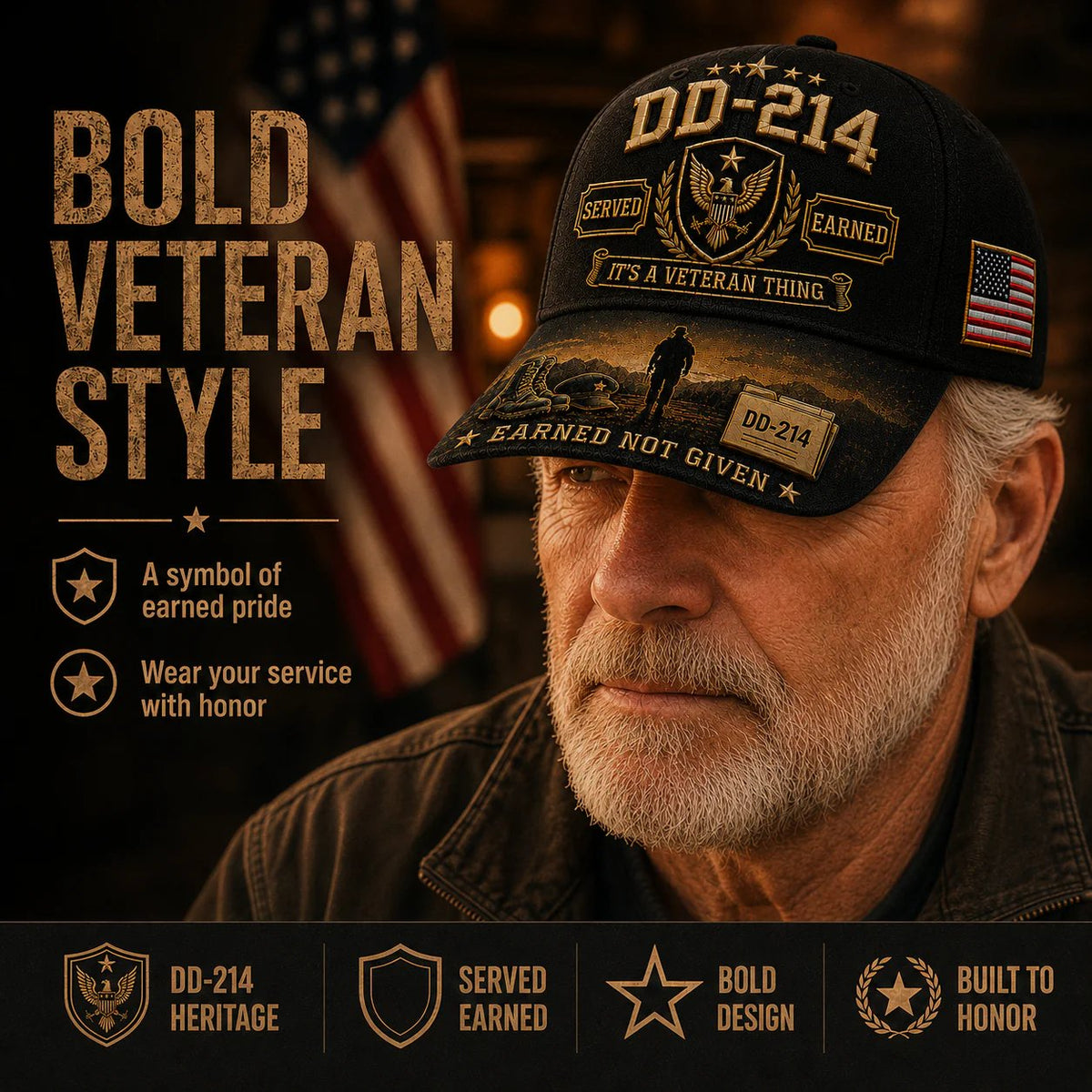 🔥LAST DAY 50% OFF - 🎖️DD-214 Served Earned Commemorative Cap(Breathable & Lightweight Comfort & Unisex Fit)- BUY 2 FREE SHIPPING
