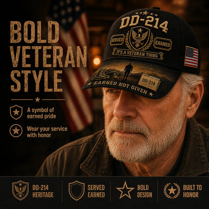 🔥LAST DAY 50% OFF - 🎖️DD-214 Served Earned Commemorative Cap(Breathable & Lightweight Comfort & Unisex Fit)- BUY 2 FREE SHIPPING