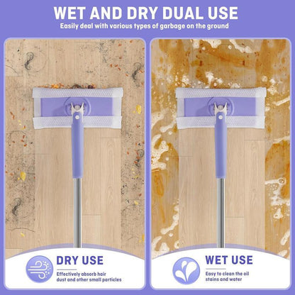 No-wash Mop, Uses Disposable Face Towel, Hands-Free Replacemen