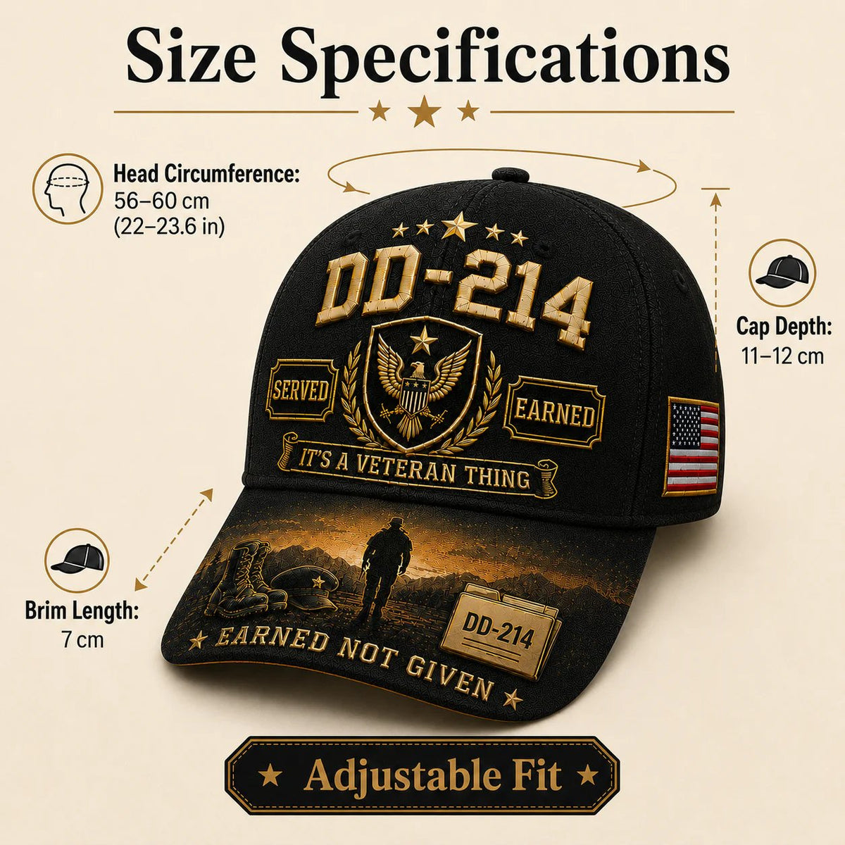 🔥LAST DAY 50% OFF - 🎖️DD-214 Served Earned Commemorative Cap(Breathable & Lightweight Comfort & Unisex Fit)- BUY 2 FREE SHIPPING