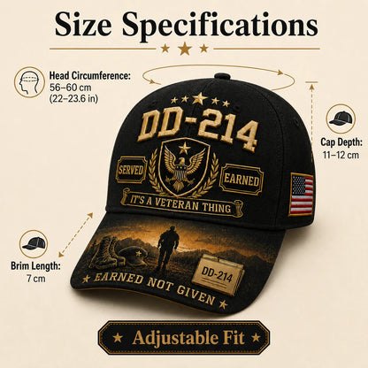 🔥LAST DAY 50% OFF - 🎖️DD-214 Served Earned Commemorative Cap(Breathable & Lightweight Comfort & Unisex Fit)- BUY 2 FREE SHIPPING