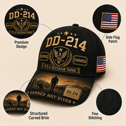 🔥LAST DAY 50% OFF - 🎖️DD-214 Served Earned Commemorative Cap(Breathable & Lightweight Comfort & Unisex Fit)- BUY 2 FREE SHIPPING