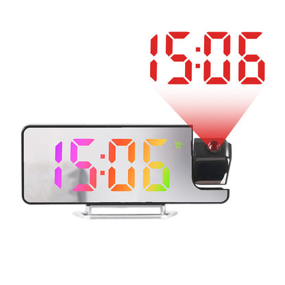 ⏳Time-limited Special⏰LED Mirror Projection Alarm Clock🕰️🎁