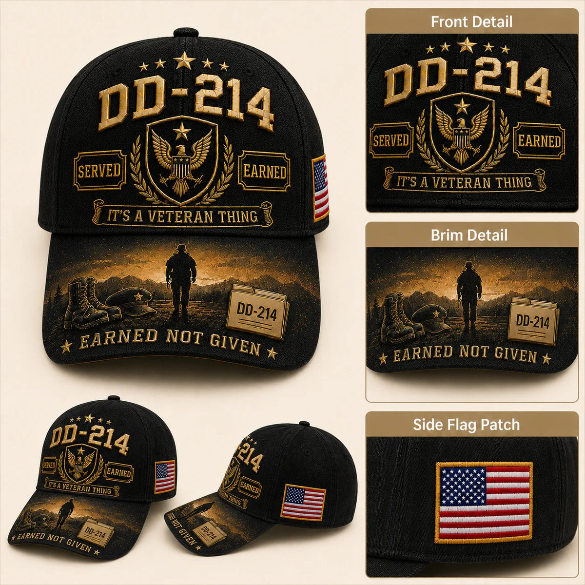 🔥LAST DAY 50% OFF - 🎖️DD-214 Served Earned Commemorative Cap(Breathable & Lightweight Comfort & Unisex Fit)- BUY 2 FREE SHIPPING
