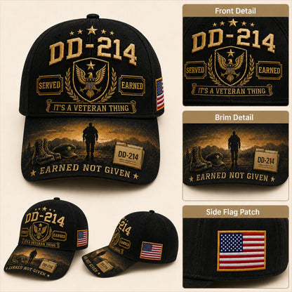 🔥LAST DAY 50% OFF - 🎖️DD-214 Served Earned Commemorative Cap(Breathable & Lightweight Comfort & Unisex Fit)- BUY 2 FREE SHIPPING