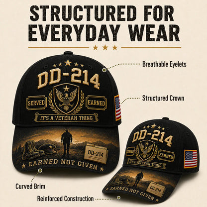 🔥LAST DAY 50% OFF - 🎖️DD-214 Served Earned Commemorative Cap(Breathable & Lightweight Comfort & Unisex Fit)- BUY 2 FREE SHIPPING