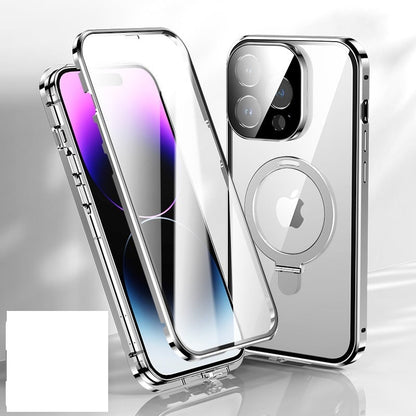 Double-sided Magnetic Suction Bracket Mobile Phone Case For iPhone 13/14 Full Series
