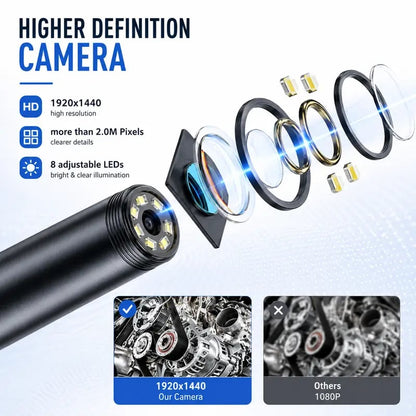 1080P HD Automotive Diagnostic Tool Endoscope Borescope Inspection Camera