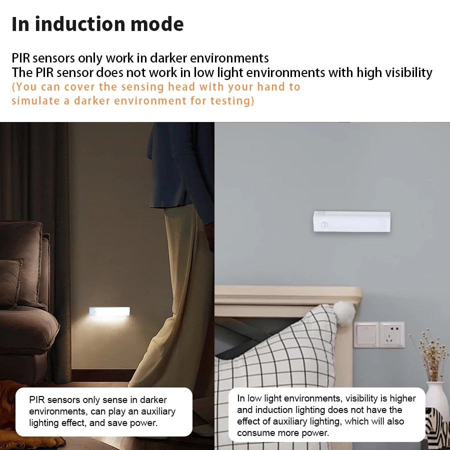 🔥LAST DAY SALE 49% OFF - 💡 Punch-free Smart Sensor Magnetic Rechargeable LED Lights