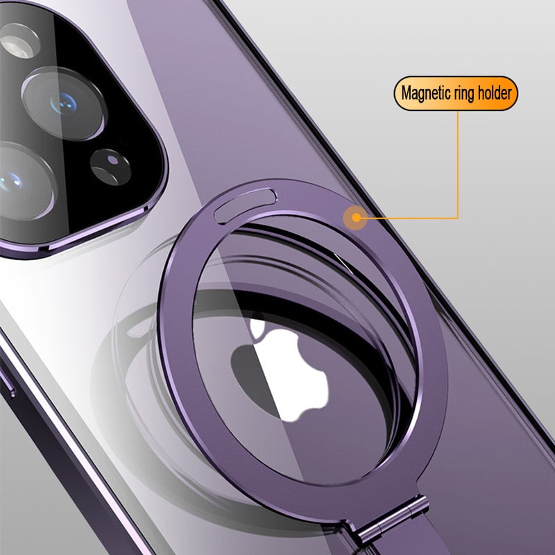 Double-sided Magnetic Suction Bracket Mobile Phone Case For iPhone 13/14 Full Series