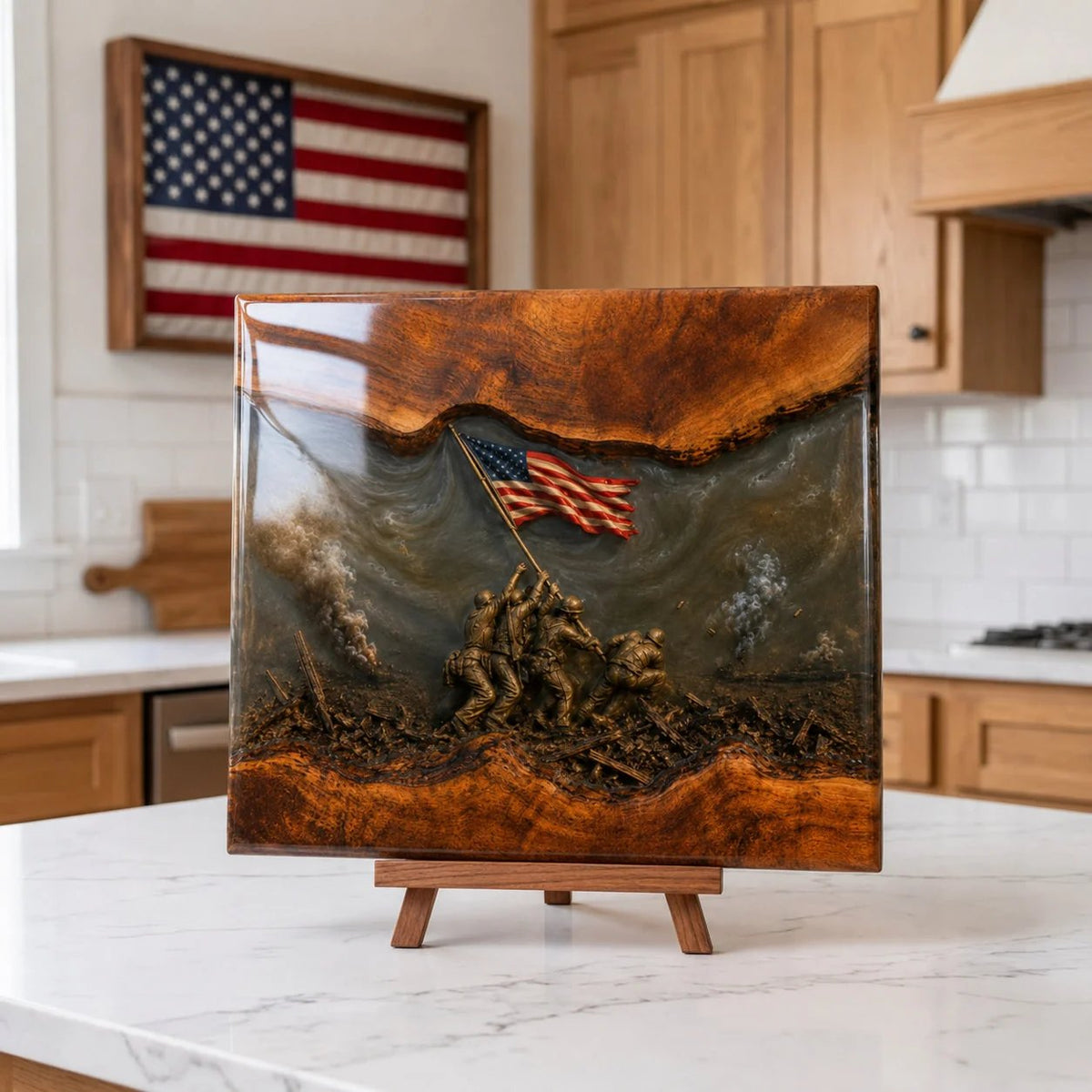 🎖️ Handcrafted Veteran Memorial Wooden Display Boards