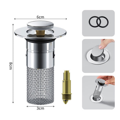 ⏳Time-Limited Special⏰Stainless Steel Floor Drain Filter – Stop Hair Clogs Before They Start
