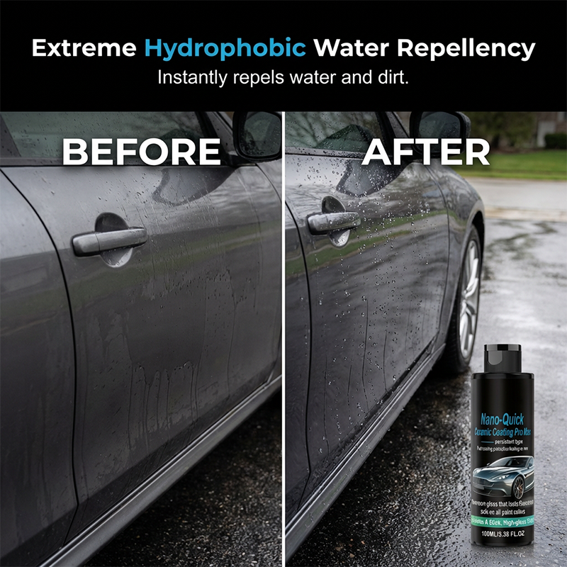 🔥Professional Nano Ceramic Coating MAX 🚗💎German-Engineered • British Weather-Proof • 12-Month Mirror Finish for Your Car ☔🛡️