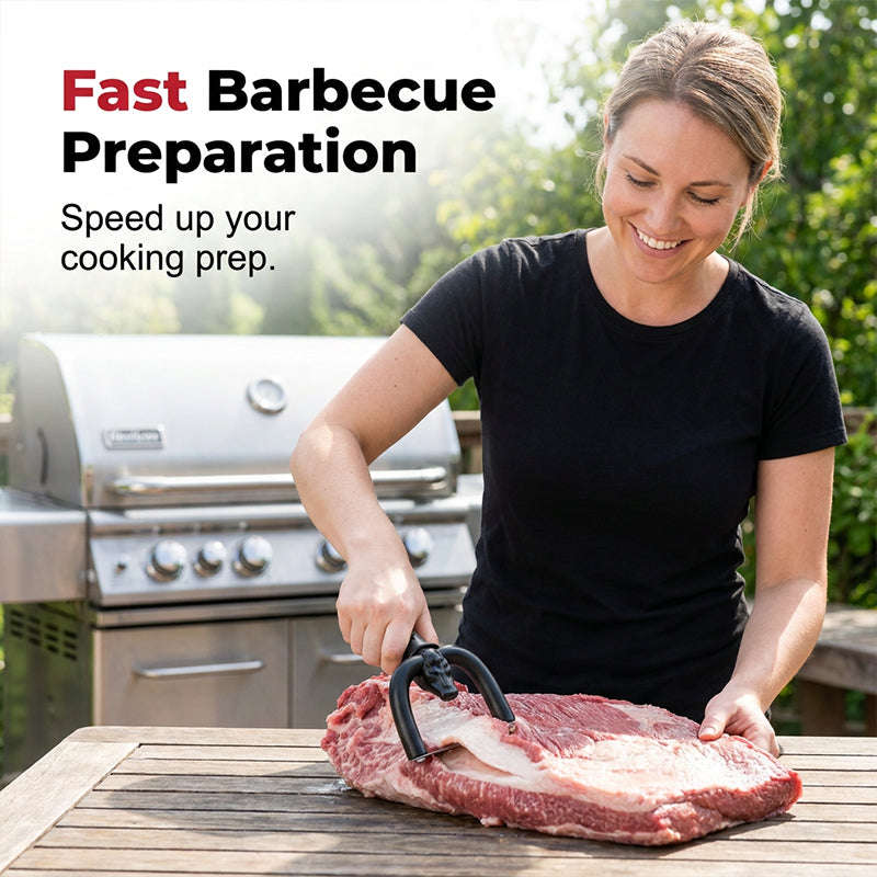 🔥 40% OFF! 🥩 Handheld Fat Trimmer for Beef & Pork, Portable Meat Fat Remover Tool, Easy Brisket Trimming BBQ Kitchen Gadget- BUY 2 FREE SHIPPING