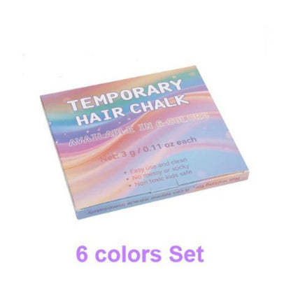 🔥 Magic Hair Chalk Set for Girls – Create Fun Temporary Hair Colors in Seconds