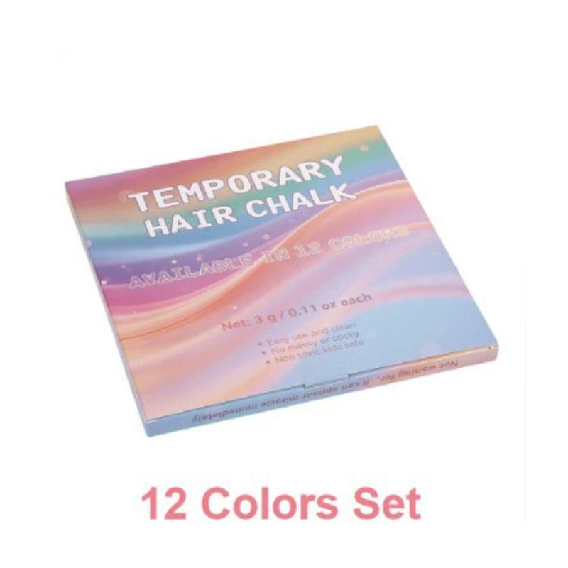 🔥 Magic Hair Chalk Set for Girls – Create Fun Temporary Hair Colors in Seconds